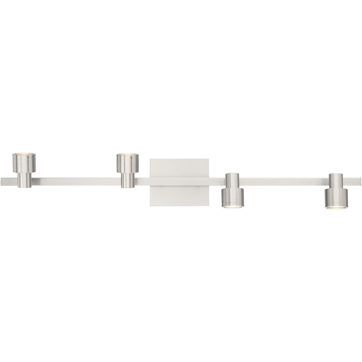 Lincoln 4 Light 120 Brushed Steel Track Ceiling Light